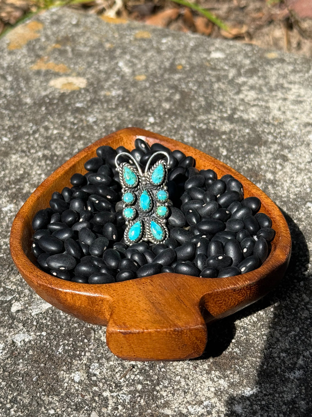 Turquoise butterfly ring🦋