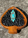 Long turquoise cluster