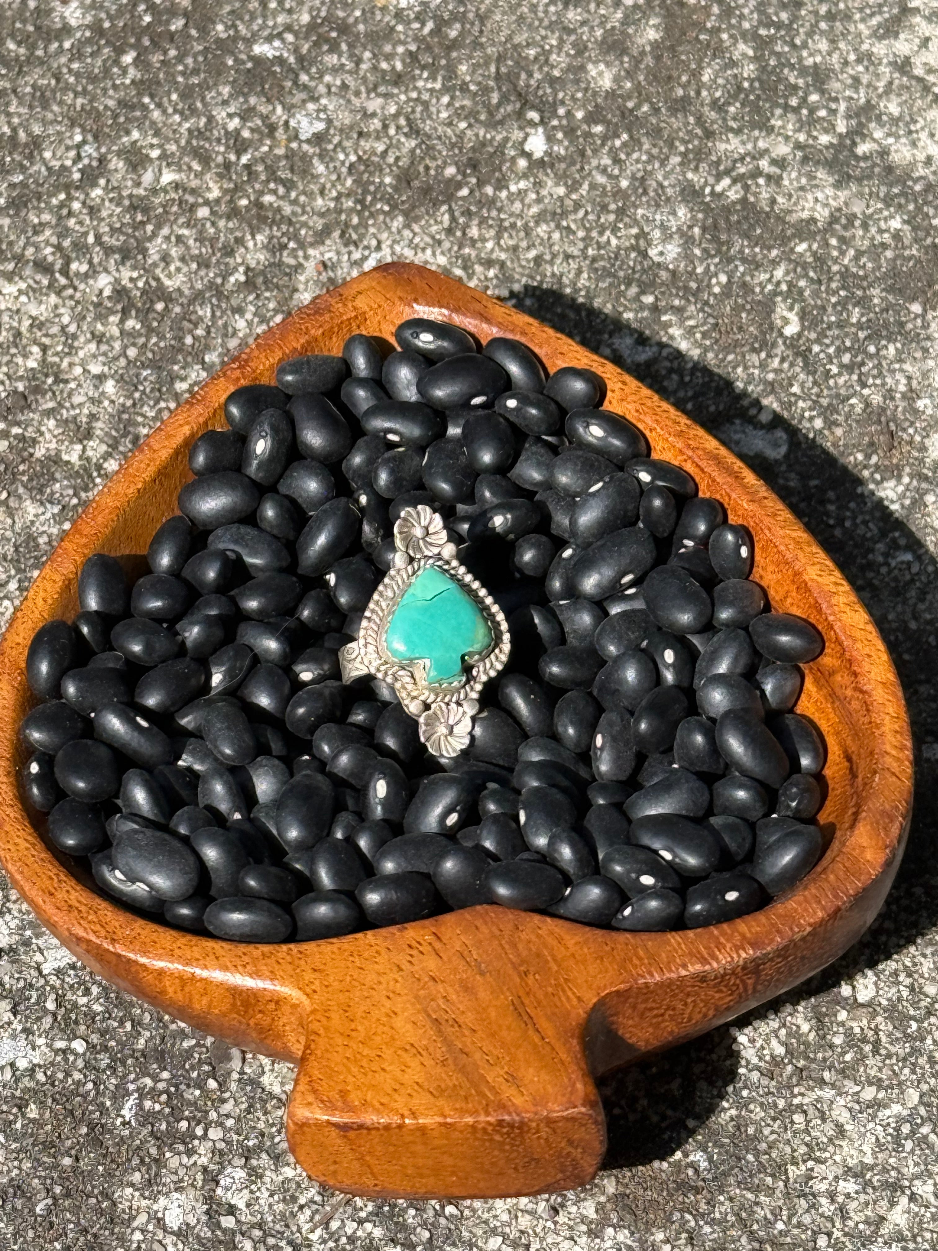 Turquoise Spade ring♠️