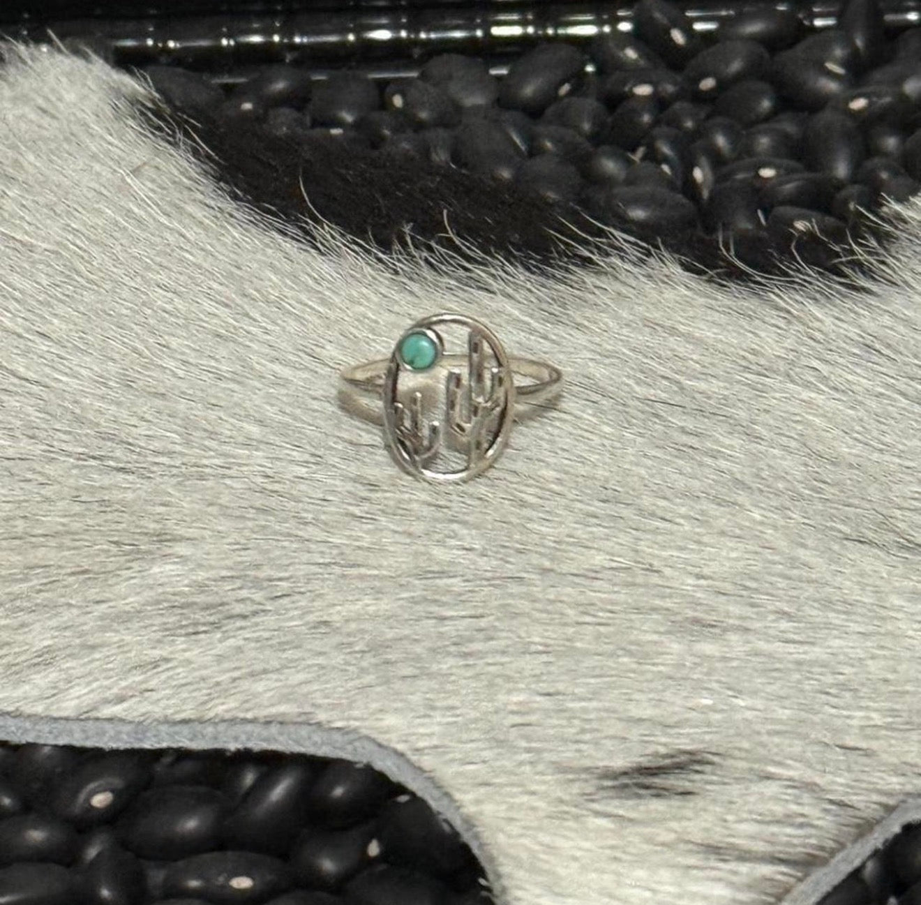 Turquoise Cactus ring