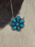 925 turquoise cluster